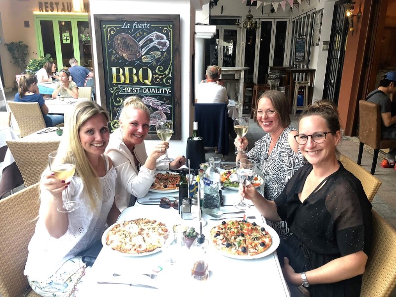 A night out with friends